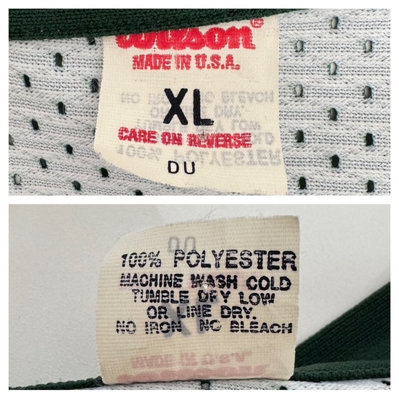 Vintage Wilson Green Bay Packers Cropped Practice Jersey Women’s Size XL - Picture 14 of 16